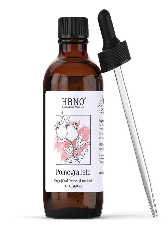 HBNO Pomegranate Oil - 4 oz (120ml) Value Size - Ideal for Shampoos, Conditioners, Lip balms, Face wash, Lotions, and Skin Care Products. - Image 1